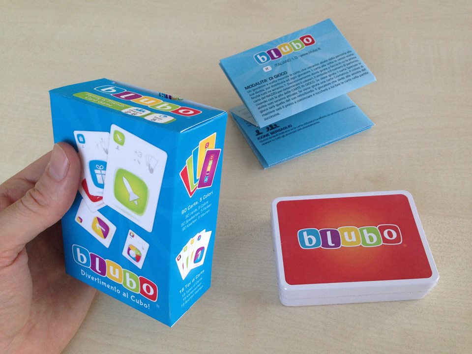 Stampa confezione packaging personalizzato Carte da gioco Blubo